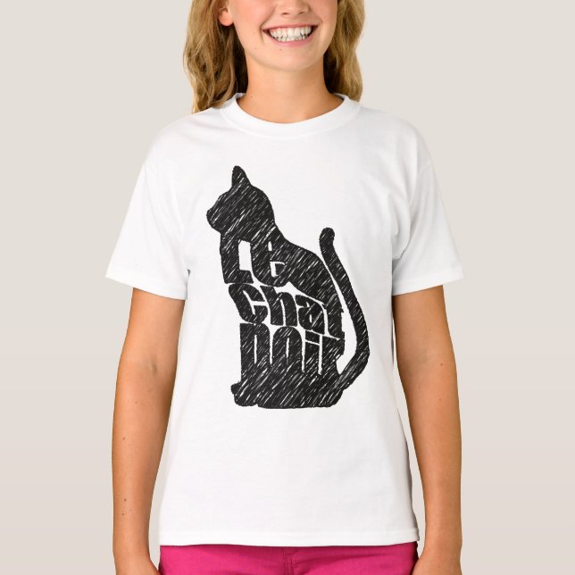 Camiseta Le Chat Noir (Anverso)