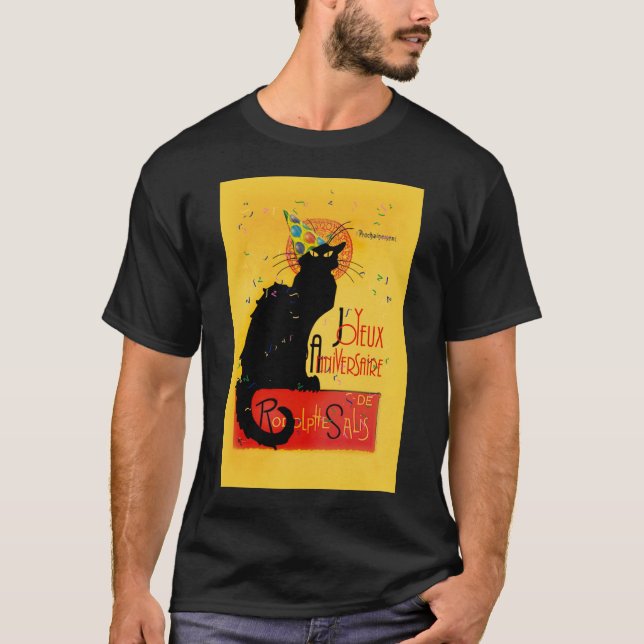 Camiseta Le Chat Noir - Aniversario de Joyeux (Anverso)