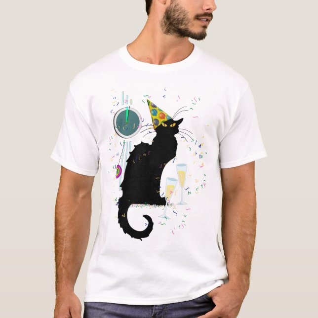 Camiseta Le Chat Noir Año Nuevo (Anverso)