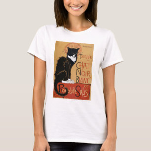 Camiseta Le Chat Noir et Blanc