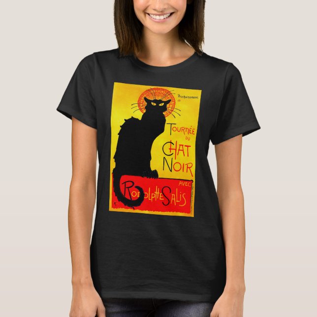 Camiseta Le Chat Noir Vintage (Anverso)