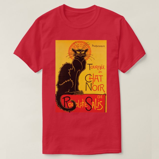 Camiseta Le Chat Noir Vintage (Diseño del anverso)