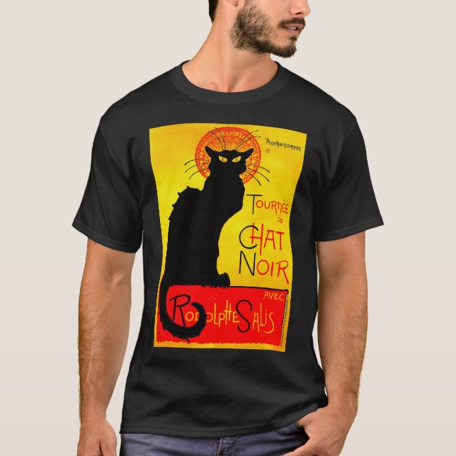 Camiseta Le Chat Noir Vintage (Anverso)