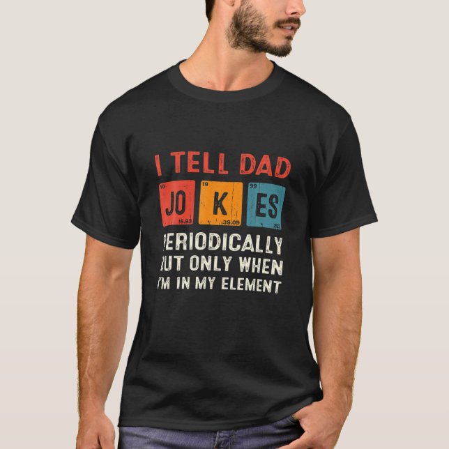 Camiseta Le Cuento A Papá Chistes De Química Divertida Peri (Anverso)