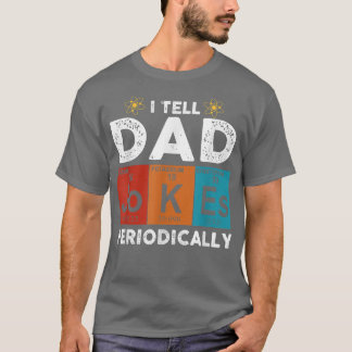 Camiseta Le Cuento A Papá Chistes Periódicamente Elemento Q