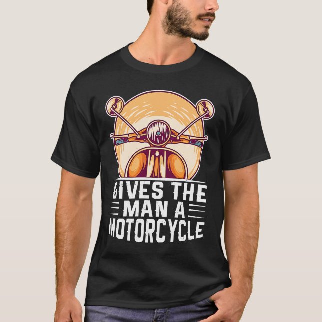 Camiseta Le Da Al Hombre Una Moto (Anverso)