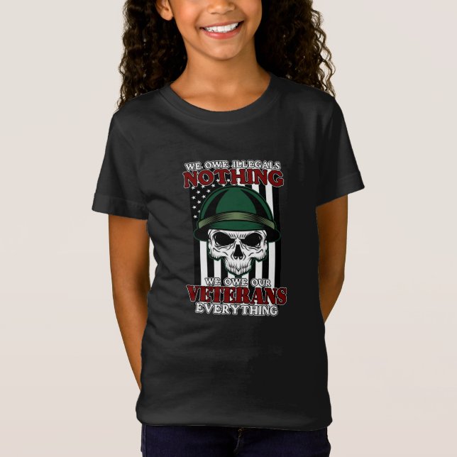 Camiseta Le debemos a nuestros veteranos el apoyo del día d (Anverso)