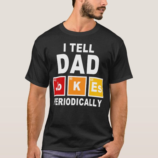 Camiseta le digo a papá chistes (Anverso)