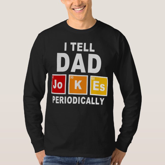 Camiseta le digo a papá chistes (Anverso)