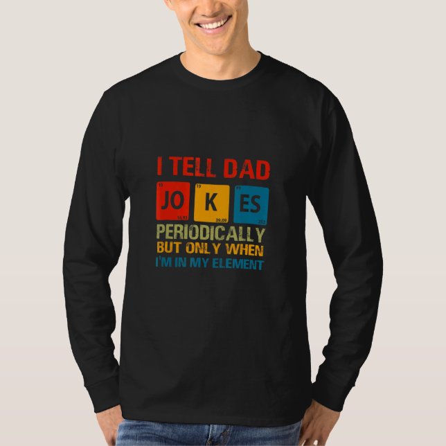 Camiseta Le Digo A Papá Chistes Diseño Gráfico Periódico Pa (Anverso)