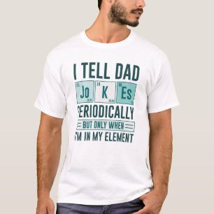 Camiseta Le Digo A Papá Chistes Periódicamente