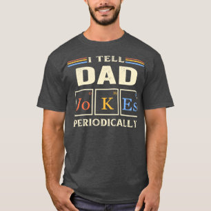 Camiseta Le digo a papá Chistes periódicamente Chistes dive