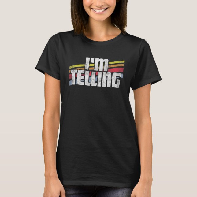 Camiseta Le digo a Sayings Humor Sarcástico Estilo Retro (Anverso)