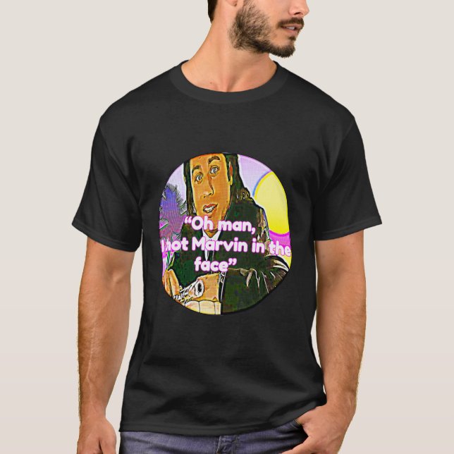 Camiseta Le Disparé A Marvin En La Cara (Anverso)
