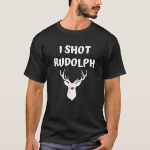 Camiseta Le disparé a Rudolph Cazando Graciosos Renos Chris