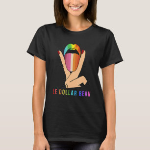 Camiseta Le Dollar Bean Lesbian Lgbtq Les Gay Pribow