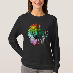 Camiseta Le Dollar Bean Sunflower Rainbow Decoración Lesbia