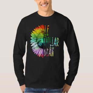 Camiseta Le Dollar Bean Sunflower Rainbow Decoración Lesbia