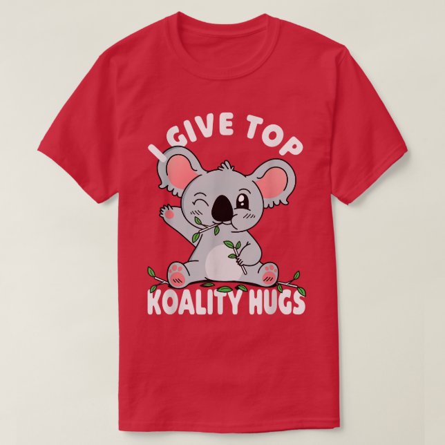 Camiseta Le Doy Abrazos De Koalidad A Koala Bear Pun Lover (Diseño del anverso)