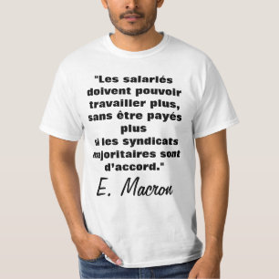 Camiseta Le droit au Travail d'après E. M. -playera