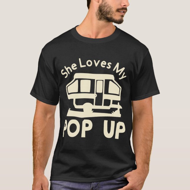 Camiseta Le encanta mi Pop-Up #USAPatriotGraphics © (Anverso)