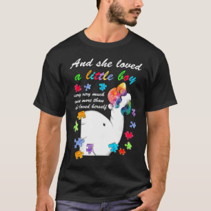 Camiseta Le Encantaba Mucho Autismo Elefante Consciente