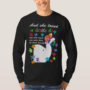 Camiseta Le Encantaba Mucho Autismo Elefante Consciente