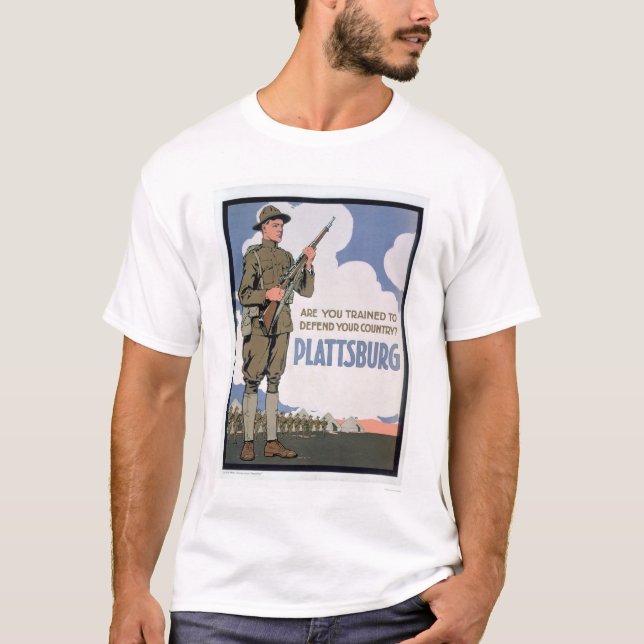 Camiseta ¿Le entrenan para defender? (US02066) (Anverso)