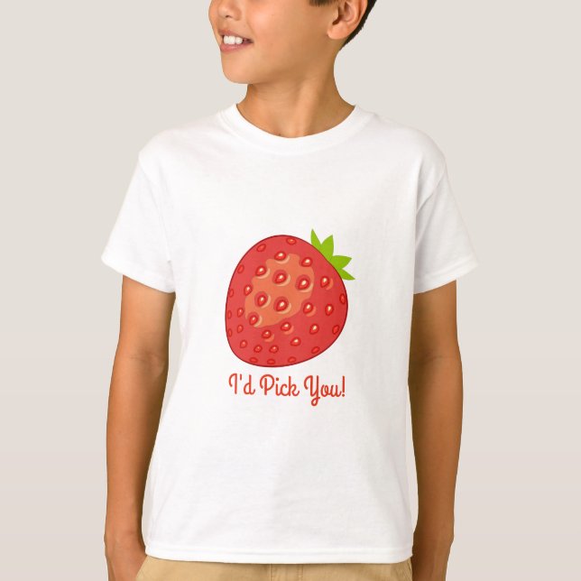 Camiseta "Le escogería!" Fresa (Anverso)