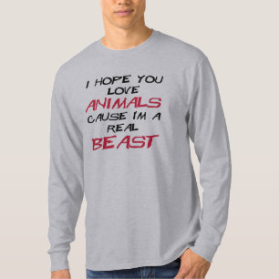 Camiseta Le espero causa de los animales del amor que soy