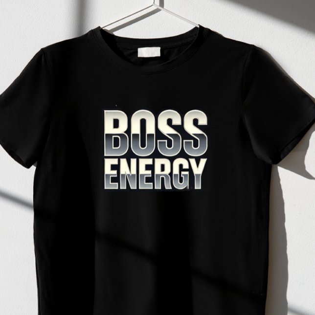 Camiseta Le está dando energía a los jefes (Subido por el creador)