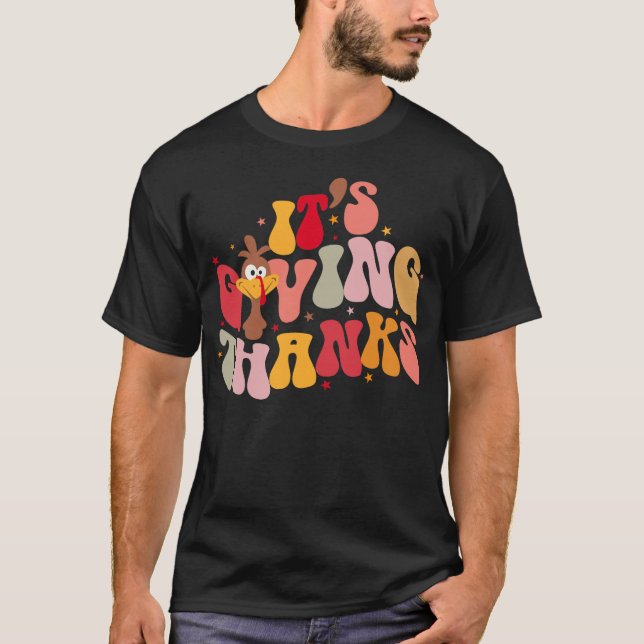 Camiseta Le está dando gracias al día de Acción de Gracias  (Anverso)