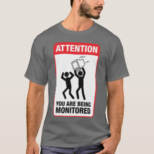 Camiseta Le están supervisando - humor de la oficina