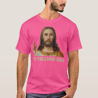 Camiseta Le Estoy Diciendo A Papá Divertidos Cristianos Rel