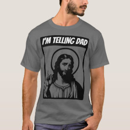Camiseta Le estoy diciendo a papá un regalo divertido del d