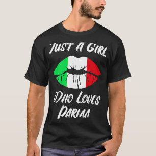 Camiseta Le gusta la boca a los labios la bandera italiana