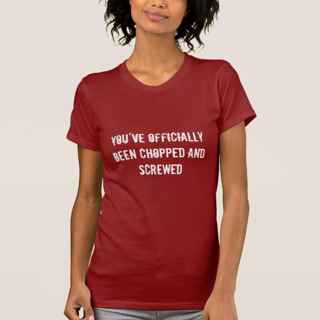 CAMISETA LE HAN TAJADO Y SE HAN ATORNILLADO OFICIALMENTE (Anverso)