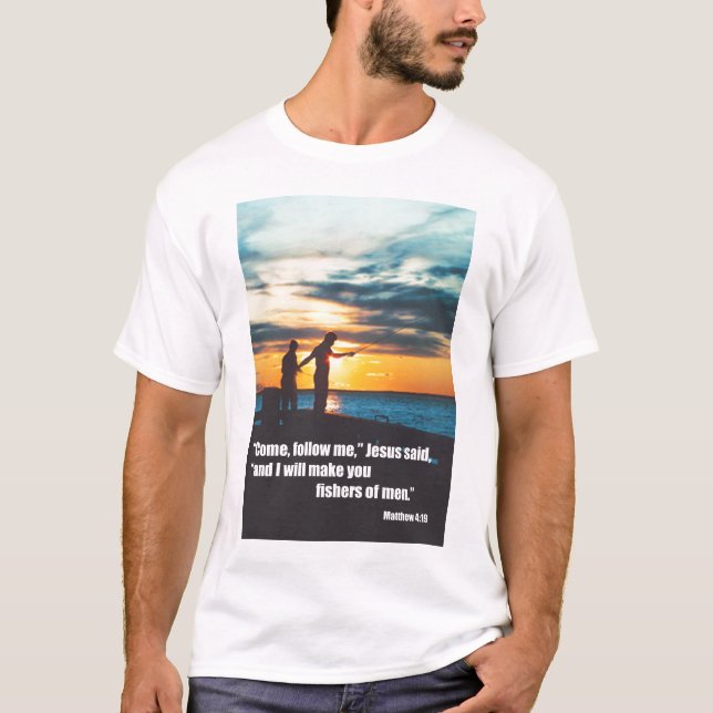 Camiseta Le haré a pescadores de hombres (Anverso)