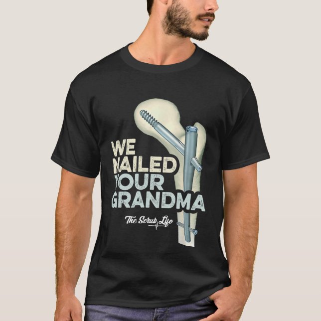 Camiseta Le hemos clavado a su abuela el deslumbramiento te (Anverso)