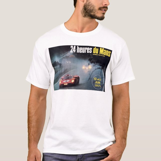 Camiseta Le Mans 1971, landscape version (Anverso)