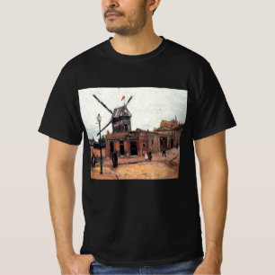 Camiseta Le Moulin de la Galette por Vincent van Gogh