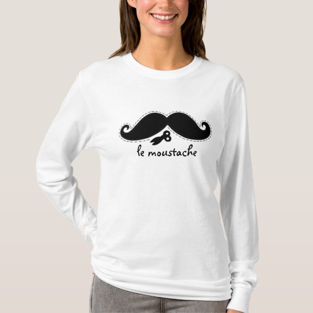 Camiseta Le Moustache Deux (Anverso)