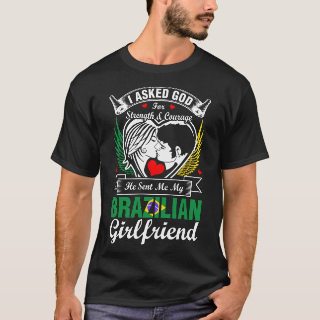 Camiseta Le Pedí A Dios Por La Novia Brasileña (Anverso)