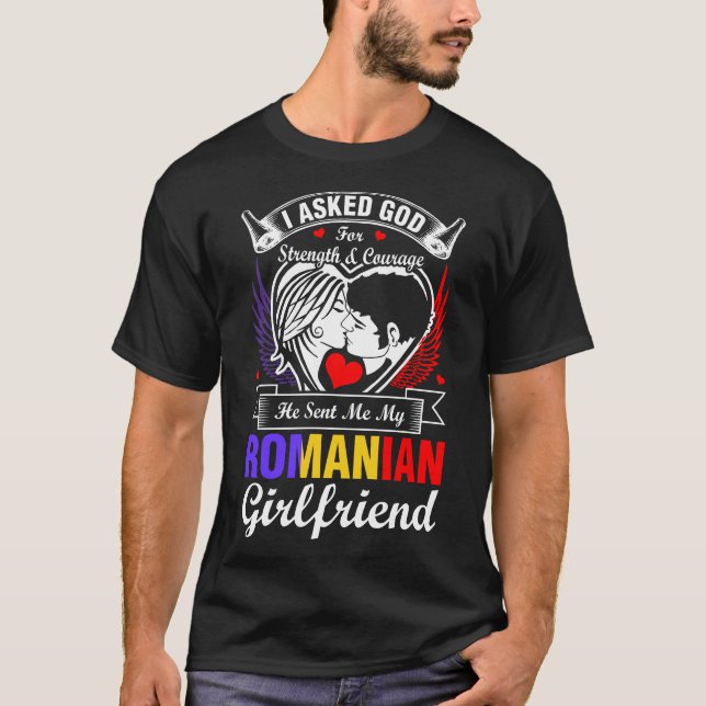 Camiseta Le Pedí A Dios Por La Novia Rumana (Anverso)