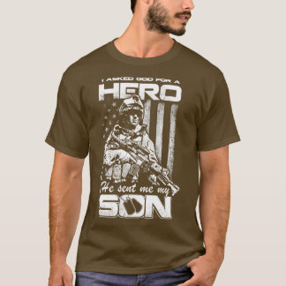 Camiseta Le Pedí A Dios Por Un Héroe Que Me Sentenció A Mi 