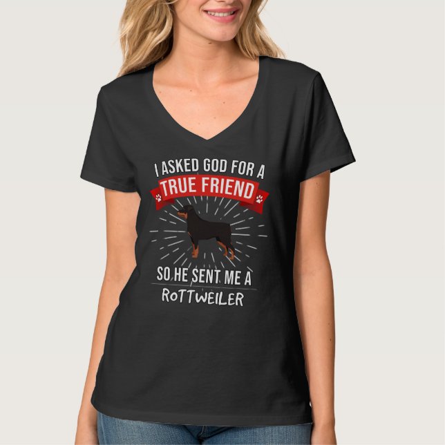 Camiseta Le Pedí A Dios Un Verdadero Amigo, Así Que Me Envi (Anverso)