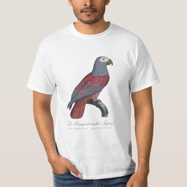 Camiseta Le Perroquet cendre Tapire (Anverso)