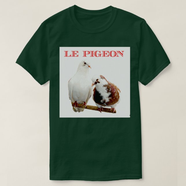 CAMISETA LE PIGEON (Diseño del anverso)