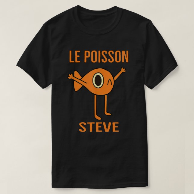 Camiseta Le Poisson Steve Funny Fish for Kids Women (Diseño del anverso)