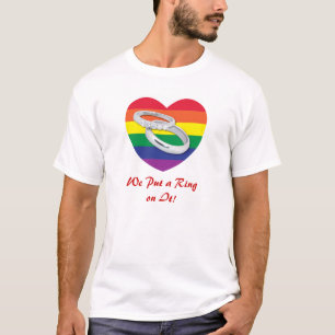 Camiseta Le ponemos un anillo al Boda gay